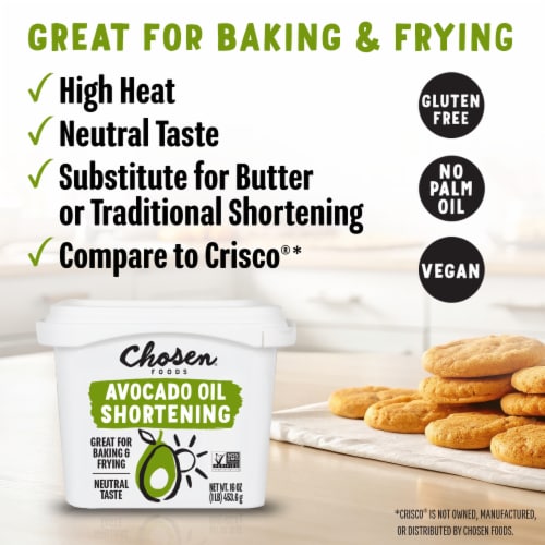 Chosen Foods Avocado Oil Shortening Perspective: back