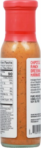Chosen Foods® Chipotle Ranch Salad Dressing & Marinade Perspective: back