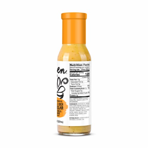 Chosen Foods® Apple Cider Vinegar Salad Dressing & Marinade Perspective: back