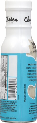 Chosen Foods Avocado Oil Ranch Dressing & Marinade Perspective: back