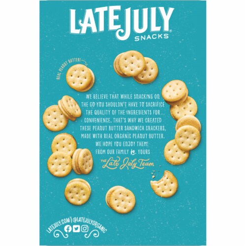 Late July® Peanut Butter Minis Crackers Perspective: back