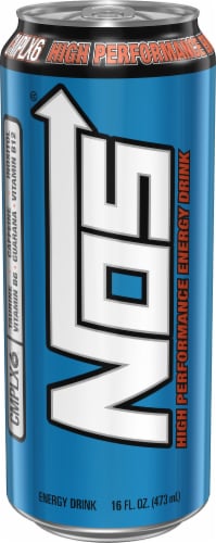 NOS Original Energy Drink Can Perspective: back