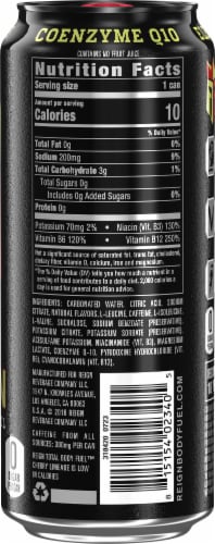 Reign Total Body Fuel Cherry Limeade Energy Drink Perspective: back
