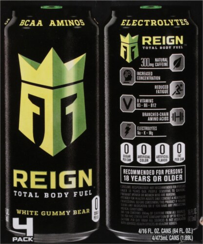 Reign White Gummy Bear Total Body Fuel Perspective: back