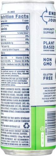 True North™ Cucumber Lime Pure Energy Seltzer Perspective: back