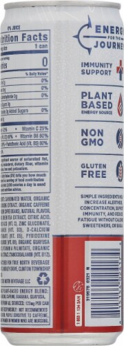 True North™ Black Cherry Pure Energy Seltzer Perspective: back