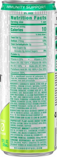 REIGN Storm, Kiwi Blend, Fitness & Wellness Energy Drink, 12 Fl Oz Perspective: back