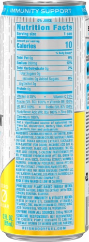 Reign® Storm Mango Energy Drink Can Perspective: back