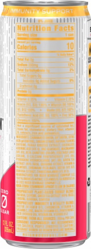 Reign® Storm Apricot Energy Drink Can Perspective: back