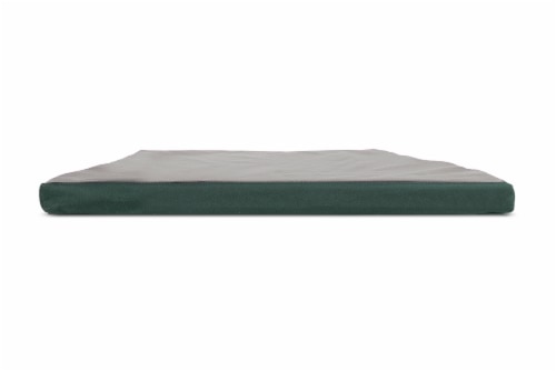 FurHaven Kennel Pad Pet Bed - Green Perspective: back
