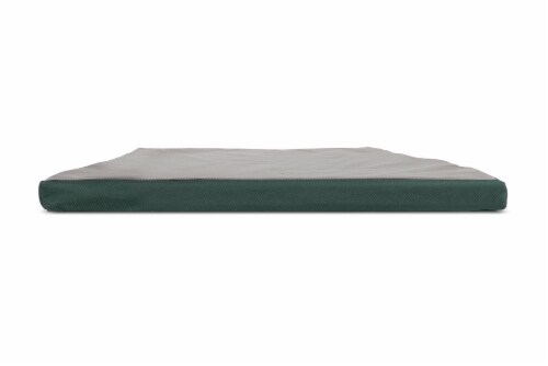 FurHaven Kennel Pad Pet Bed - Green Perspective: back