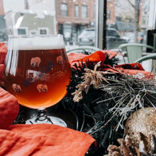 Delirium Noel Belgian Ale Perspective: back