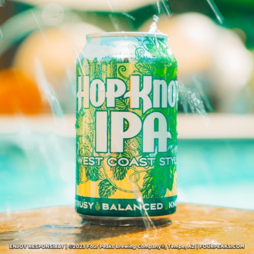 Four Peaks Hop Knot Craft Beer Perspective: back