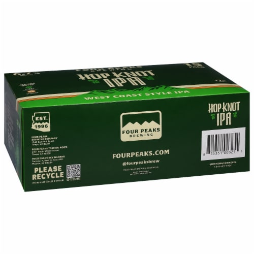 Four Peaks Hop Knot IPA Craft Beer Perspective: back