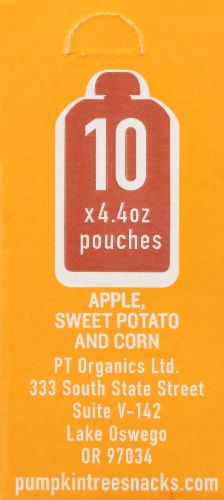 Peter Rabbit Organics Apple Sweet Potato & Corn Puree Perspective: back