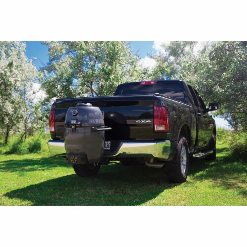 Broil King Keg Steel Black Powder Coated Hitch Adapter Kit KA5532 Perspective: back