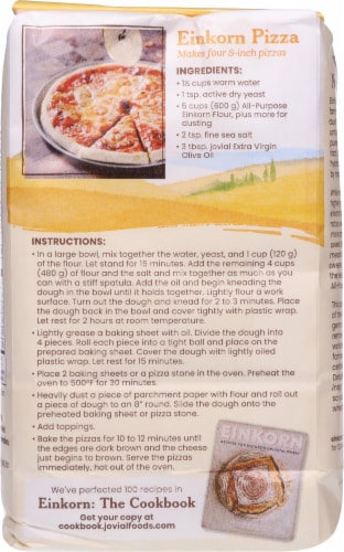 Jovial® Einkorn Flour Perspective: back