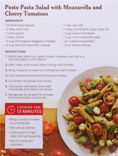Jovial® Penne Rigate Pasta Perspective: back