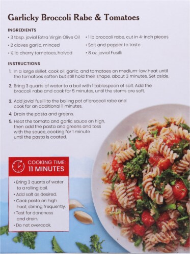 Jovial® Grain Free Cassava Fusilli Perspective: back