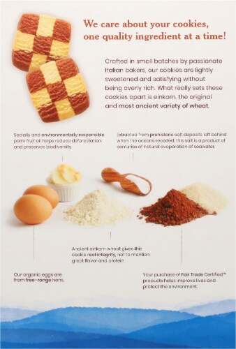 Jovial® Checkerboard Organic Einkorn Cookies Perspective: back