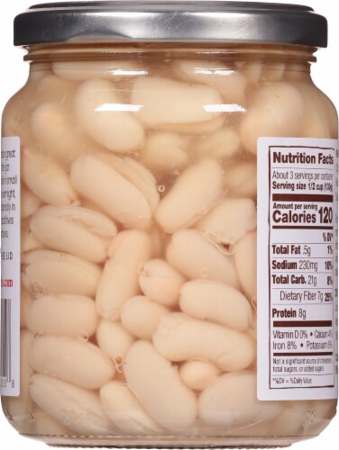 Jovial® Organic Cannellini Beans Perspective: back