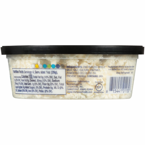Litehouse Simply Artisan Blue Cheese Crumbles Perspective: back