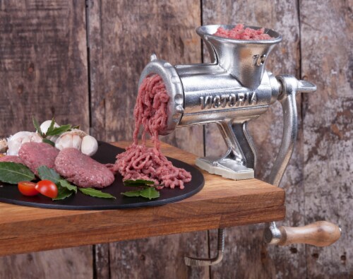 Victoria Cast Iron #10 Meat Grinder Perspective: back