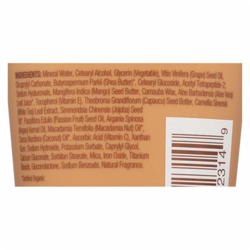 Mineral Fusion Instant Bronzing Body Butter - Medium/Dark Macadamia Nut Perspective: back