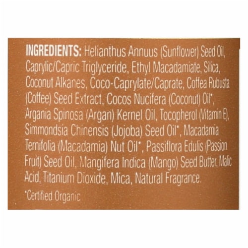 Mineral Fusion Macadamia Nut Gold Body Oil Shimmer Perspective: back