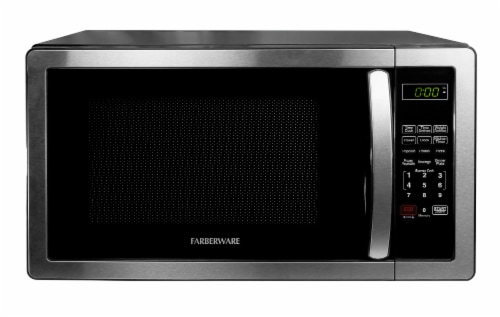 Farberware Classic 1000-Watt High Performance Microwave Oven - Stainless Steel Perspective: back