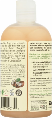 Taliah Waajid™ Green Apple & Aloe with Coconut Nutrition Shampoo Perspective: back