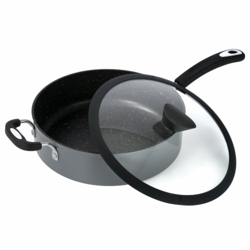 The Ozeri Stone Earth All-In-One Sauce Pan, 100% APEO & PFOA-Free Perspective: back
