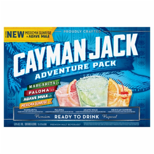 Cayman Jack® Adventure Pack Ready to Drink Cocktails Variety Pack Perspective: back