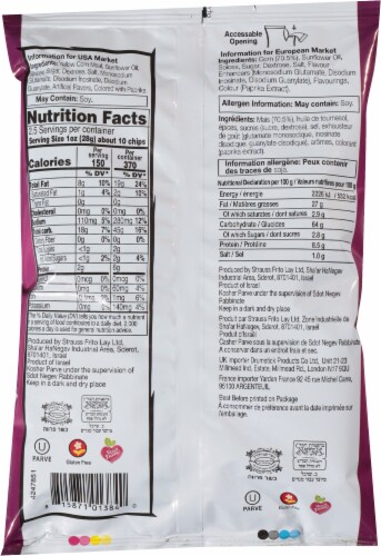 Doritos BBQ Flavored Tortilla Chips Perspective: back