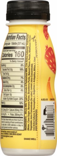 Noosa® Strawberry Banana Yogurt Fruit Smoothie Perspective: back