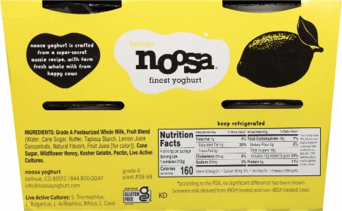 Noosa Lemon Yogurt Perspective: back