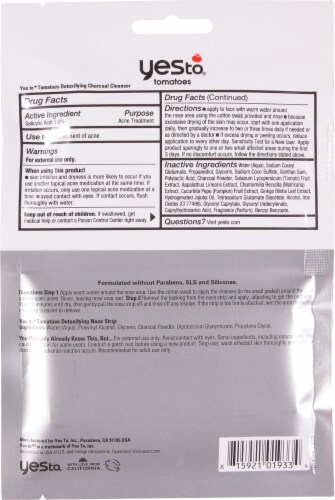 Yes To® Tomatoes 2-Step Detoxifying Nose Kit Perspective: back