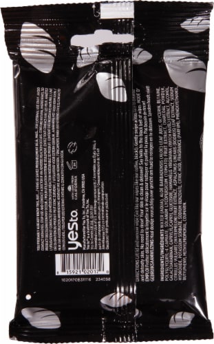 Yes To® Tomatoes Charcoal Wipes Perspective: back