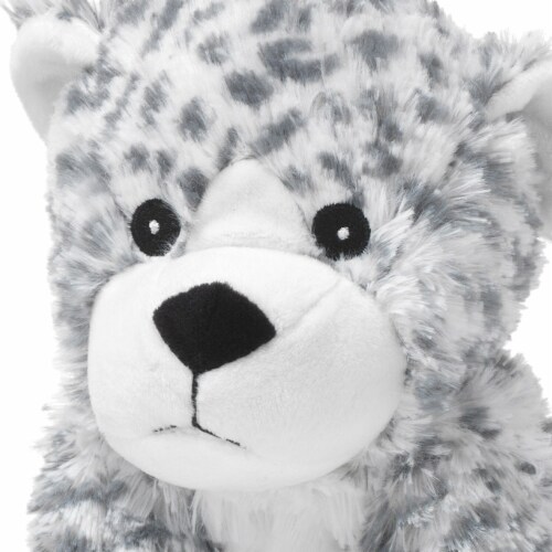 Warmies Snow Leopard Stuffed Animal Perspective: back