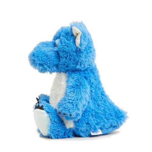 Warmies Dragon Stuffed Animal - Blue Perspective: back