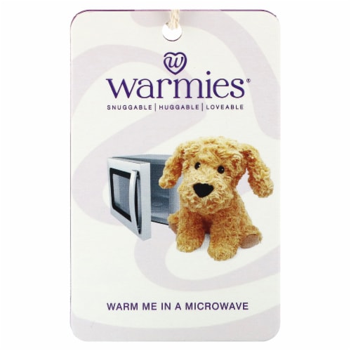 Warmies® Microwavable Plush 13" Golden Dog Perspective: back