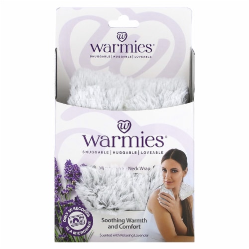 Warmies® Plush Hot/Cold Wrap - Gray Perspective: back