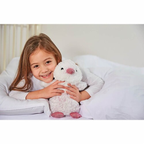 Warmies CPPEN5 Microwavable French Lavender Scented Plush Pink Penguin Perspective: back