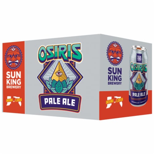 Sun King Brewery Osiris Pale Ale Craft Beer Perspective: back