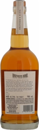 Brother’s Bond Straight Bourbon Whiskey Perspective: back