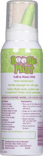 Boogie Mist® Sterile Saline Nasal Mist Perspective: back