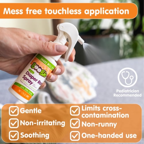 Boogie Bottoms® No-Rub Baby Diaper Rash Spray Perspective: back