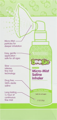 Boogie® Micro-Mist Saline Inhaler Perspective: back