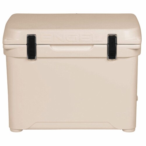 ENGEL Roto-Molded 50-Quart Portable Hard Drink Cooler, Coastal White, 1 ...