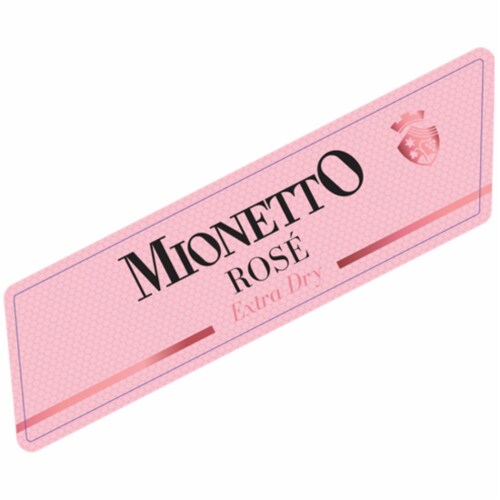 Mionetto Gran Rose Extra Dry Prestige Collection Italy Sparkling Wine Perspective: back